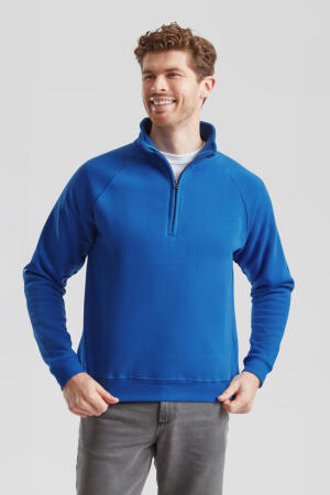 Zip Neck Raglansweat
