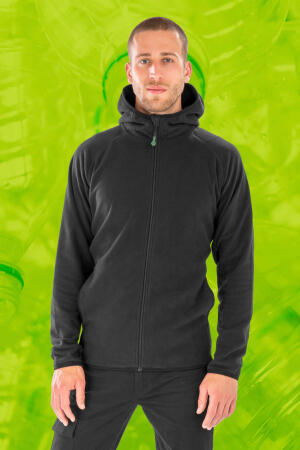 Hooded Recycled Microfleece Jacket