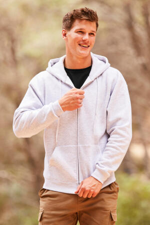 Zip Through Hooded Sweat
