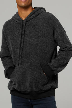 Unisex Sueded Fleece Pullover Hoodie