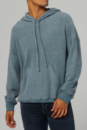 Unisex Sueded Fleece Pullover Hoodie