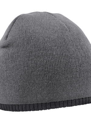 Two-Tone Beanie Knitted Hat