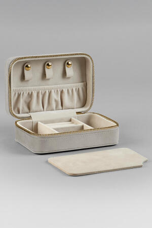 Velvet Travel Jewellery Box