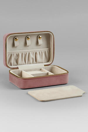 Velvet Travel Jewellery Box