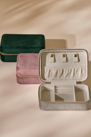 Velvet Travel Jewellery Box