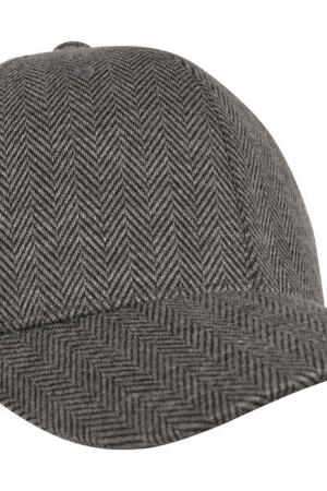 Heringbone Melange Cap