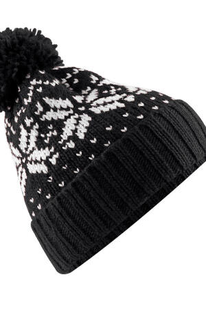 Fair Isle Snowstar Beanie