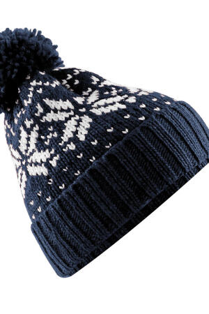 Fair Isle Snowstar Beanie