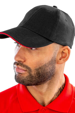 Heavy Brushed Sandwich Cap