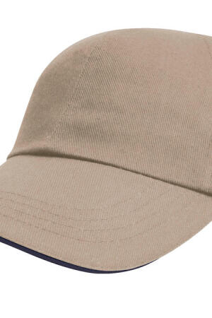 Heavy Brushed Sandwich Cap