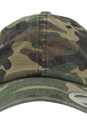 Low Profile Camo Washed Cap