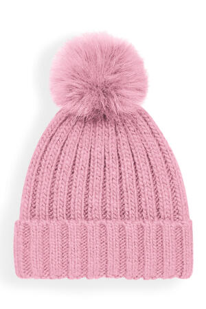 Verbier Fur Pom Pom Chunky Beanie