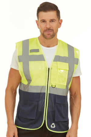 Hi-Vis Open Mesh Executive Waistcoat