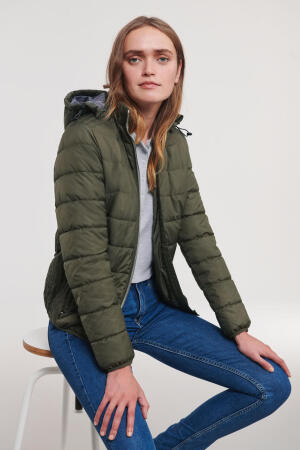 Ladies` Hooded Nano Jacket