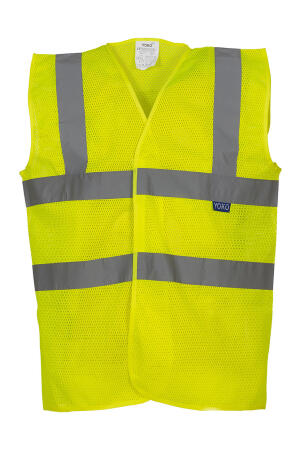 Hi-Vis Open Mesh Waistcoat