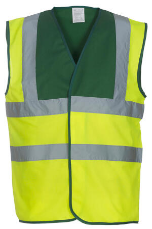 Hi Vis 2 Band & Brace Waistcoat