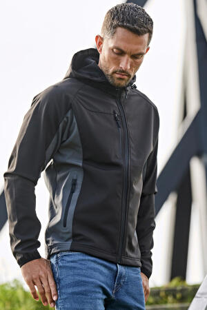 Hooded Fashion Softshell Jacket