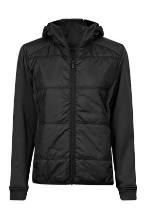 Womens Hybrid-Stretch Hooded Jacket