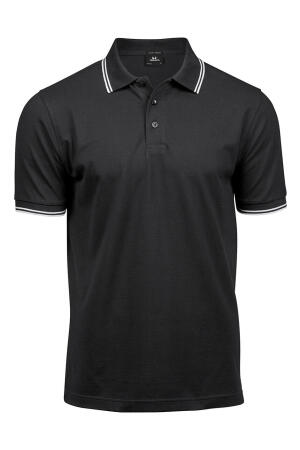 Luxury Stripe Stretch Polo