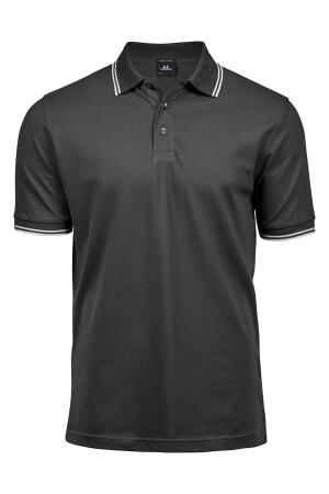 Luxury Stripe Stretch Polo