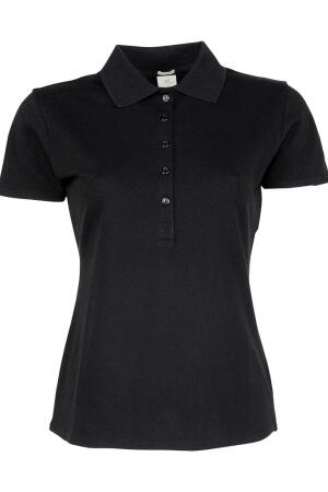 Ladies Stretch-5-Button Polo
