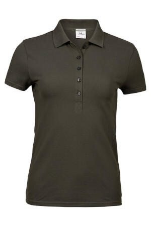 Ladies Stretch-5-Button Polo