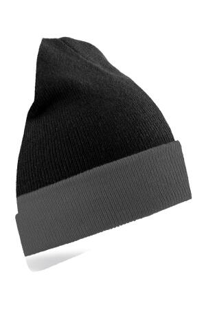 Recycled Black Compass Beanie