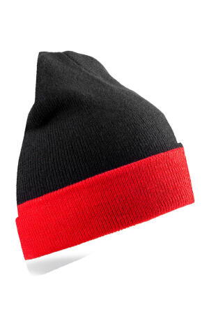Recycled Black Compass Beanie