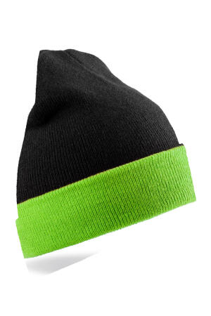 Recycled Black Compass Beanie
