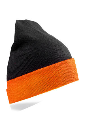 Recycled Black Compass Beanie