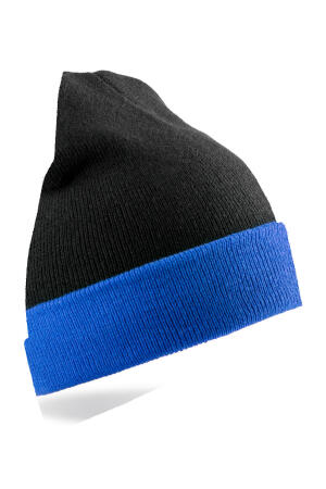 Recycled Black Compass Beanie