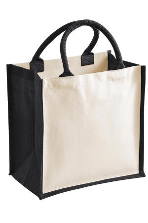 Printers` Midi Jute Bag