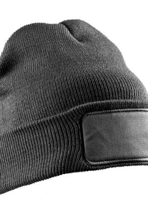 Recycled Double Knit Printers Beanie