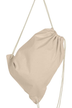 Organic Cotton Drawstring Backpack