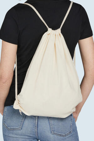 Organic Cotton Drawstring Backpack