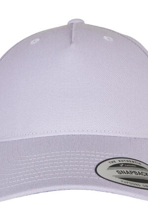 5-Panel Premium Curved Visor Snapback Cap