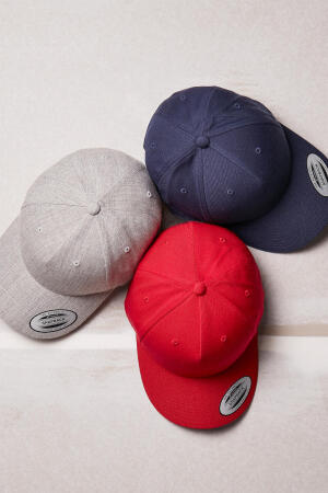 5-Panel Premium Curved Visor Snapback Cap