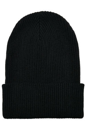 Recycled Yarn Ribbed Knit Beanie