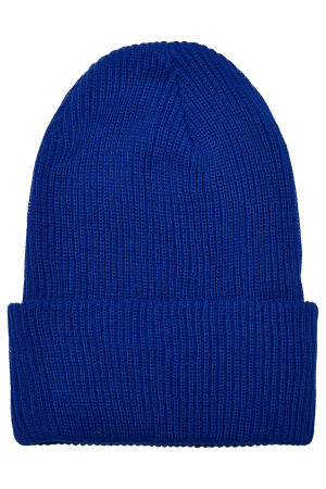 Recycled Yarn Ribbed Knit Beanie