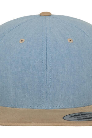 Chambray-Suede Snapback
