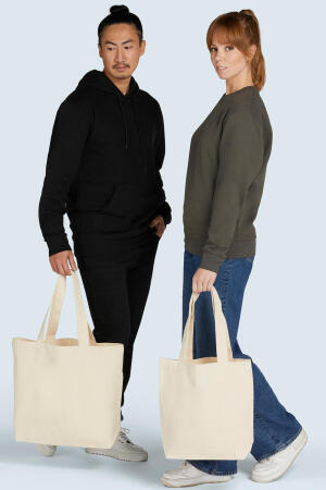 Canvas Wide Shopper LH