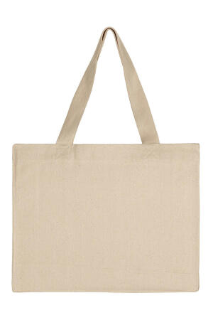 Canvas Wide Shopper with Fold LH