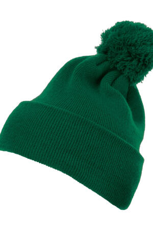 Cuffed Pom Pom Knit Beanie