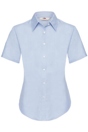 Lady-Fit Short Sleeve Oxford Shirt