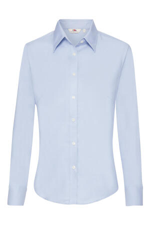Lady-Fit Long Sleeve Oxford Shirt