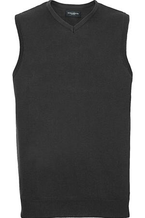 Mens V-Neck Sleeveless Knitted Pullover