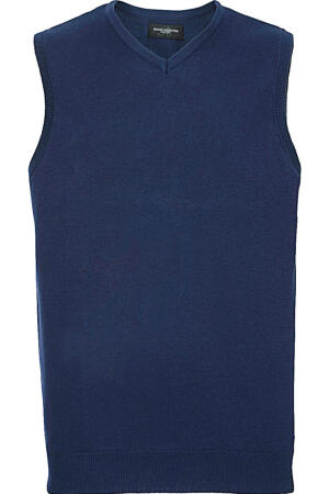Mens V-Neck Sleeveless Knitted Pullover