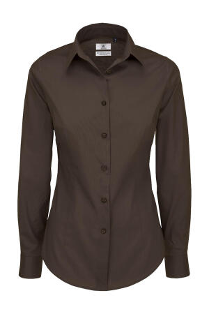 Popelin Bluse mit Elasthan-Anteil LA