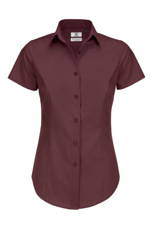 Popelin Bluse mit Elasthan-Anteil