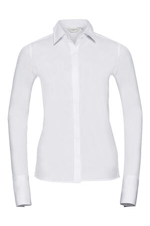 Ladies` LS Ultimate Stretch Shirt